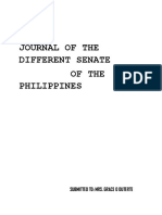 Journal of The Different Senate