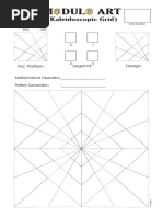 Modulo Art Square Grid Template | PDF
