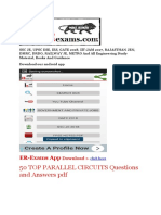 50 TOP PARALLEL CIRCUITS Questions and Answers PDF