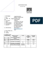 Daftar Riwayat Hidup