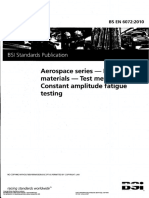 BS EN 6072 - 2010 - Constant Amplitude Fatigue Testing PDF