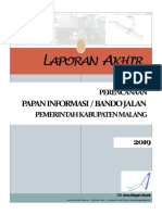 Laporan Akhir Perencaan Papan Informasi