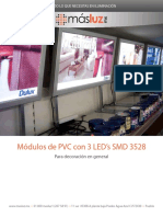 Modulos PVC Leds