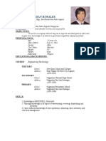 Wilson Samadan Rosales: Current Location Availability: Objectives: Personal Data