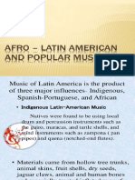 Quarter 2 - Afro-Latin American and Popular Music