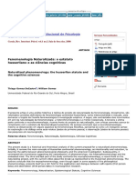 Fenomenología Naturalizada_ El Estatuto Husserliano y Las Ciencias Cognitivas