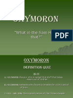 Oxymoron PowerPoint