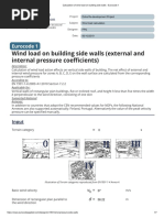 Wind Load Calculation for Monopitch Canopies | PDF | Wound | Force