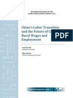 China Labour Transition