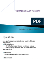 Metabolit Pertemuan II