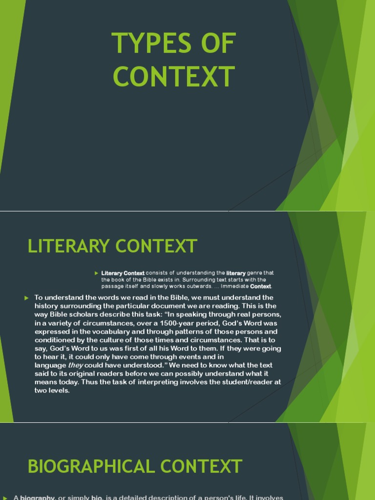 Literary Context PDF Biography Linguistics