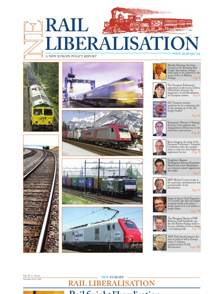 Rail Liberalisation in Europe: Challenges Ahead | PDF | Rail Transport ...
