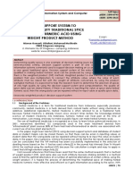 Decision Support System To Determine Quality Traditional Spice For Making Turmeric Acid Using Weight Product Method