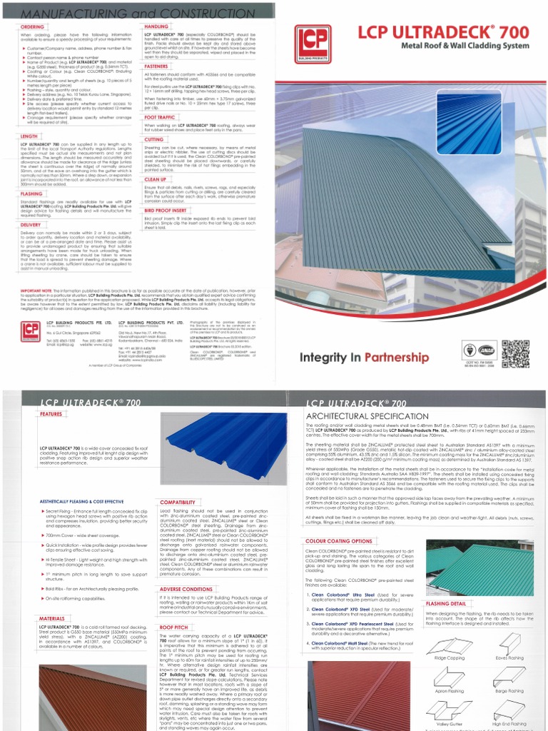 LCP Ultradeck® 700 PDF | PDF