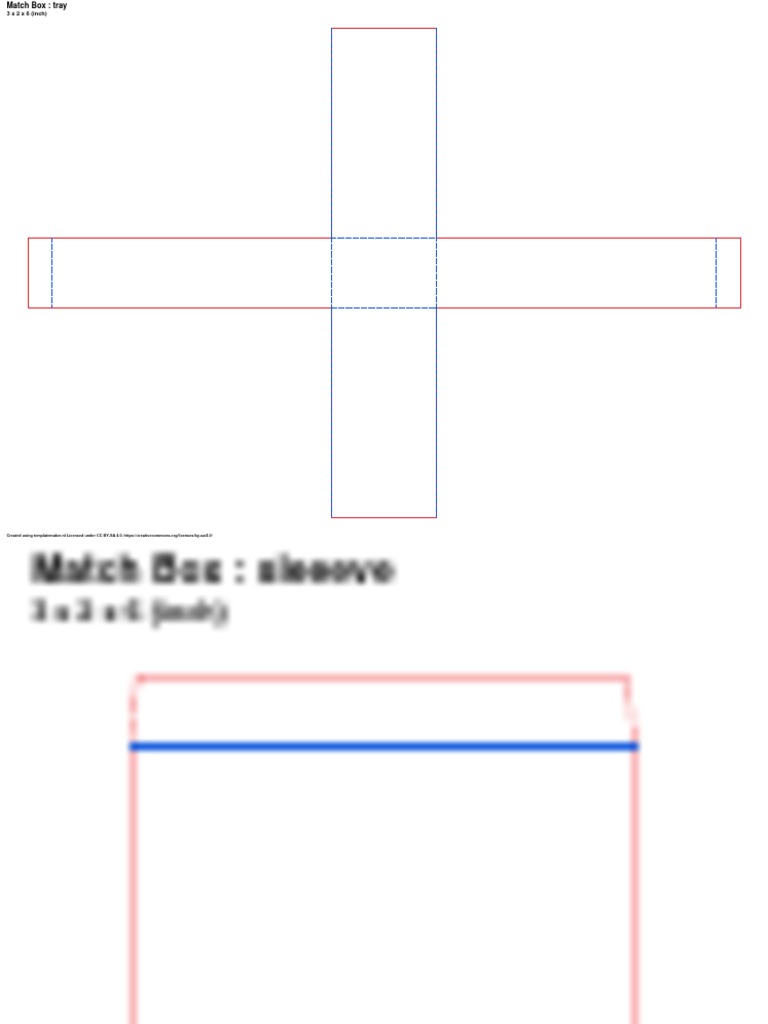 Match Box Design Template | PDF