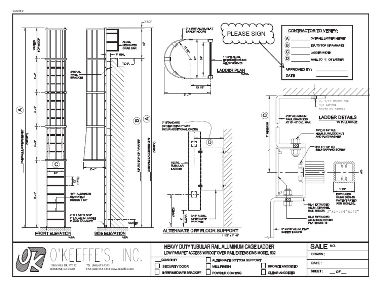 Monkey Ladder Standard Dimensions | PDF