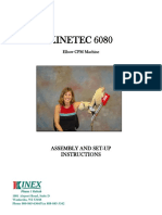 KINETEC 6080: Assembly and Set-Up Instructions