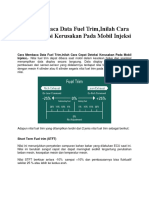 Cara Membaca Data Fuel Trim