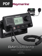 Ray53, Ray63, Ray73 Installation and Operation Instructions 81381-2-En