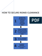 How To Secure Ridmd Clearance: Secure Dlos (Discipline Law and Order Section) Clearance From DLOS Office