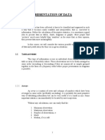 Presentationofdata PDF