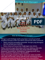 Nilai & Prinsip Anti Korupsi