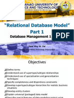 Relational Database Model (Part 1)