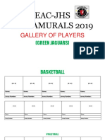 Intrams Gallery of Players