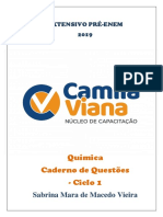 Caderno de Questões Química - Ciclo I