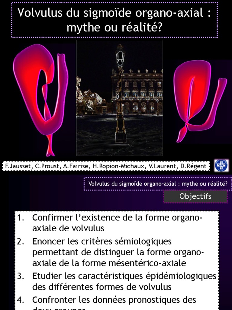 Volvulus Du Sigmoïde PDF Maladies digestives Médecine — free download