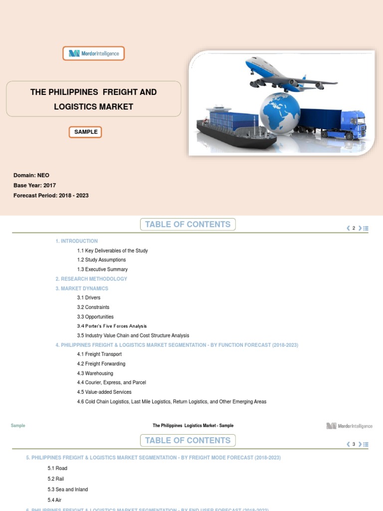 Logistics Report PDF Containerization Logistics