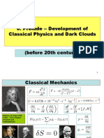 Prelude - Development of Classical Physics and Dark Clouds