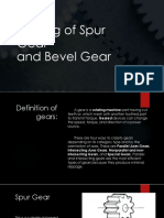 Cutting of Spur Gear and Bevel Gear