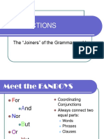 Conjunctions: The "Joiners" of The Grammar World