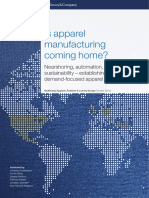 Is Apparel Manufacturing Coming Home 