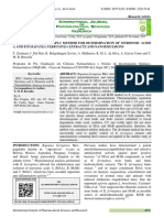 Stability Indicating HPLC Method For Determination of Myrsinoic Acids A and B in Rapanea Ferruginea Extracts and Nanoemulsions