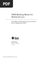 J2ME Building Blocks For Mobile Devices: White Paper On KVM and The Connected, Limited Device Configuration (CLDC)