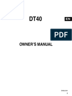 Owner Manual K16-DT40-99011-92L80-063EN