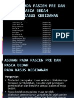 Asuhan Pada Pasien Pre Dan Pasca Bedah