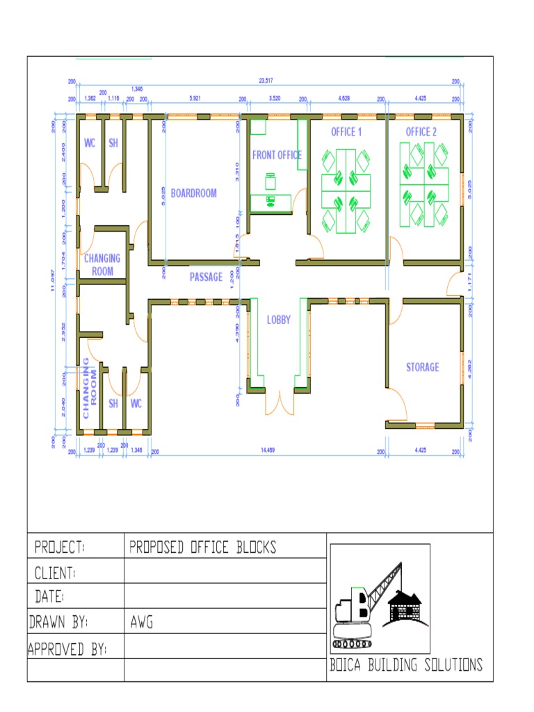 Floor Plans for Commercial and School Buildings | PDF