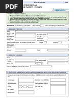 Borang Permohonan Skim Air Darul Ehsan