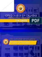 City College of Calapan: The Family