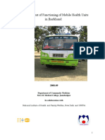 JHARKHAND-Mobile Health Unit Proposal