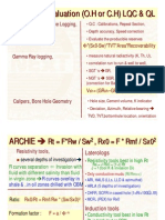 Basic - Formation Evaluation Summary