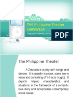 THE Philippine Theater: Sarswela: Prepared by Maribel M. Morada-De Luna