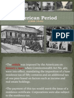 Cédula Tax and Residence Certificate in the Philippines 1898-1946