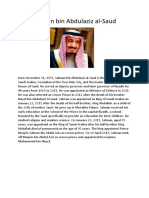 Salman bin Abdulaziz al-Saud, 7th King of Saudi Arabia
