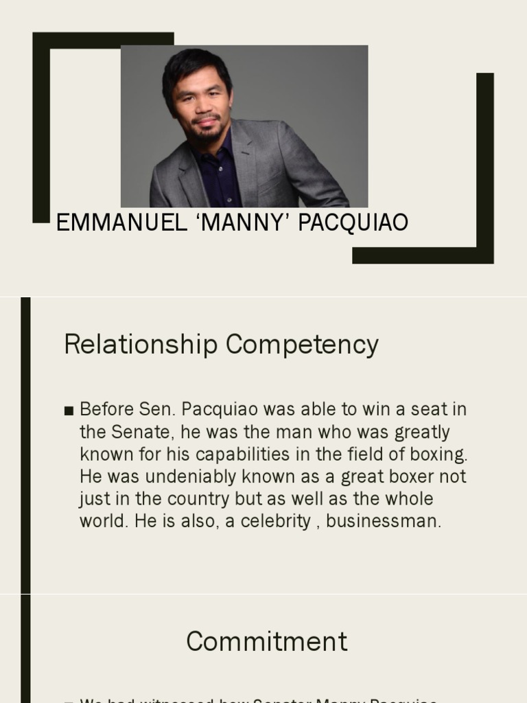 Biography of Manny Pacquiao | PDF