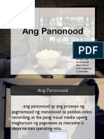 Ang Panonood