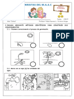 Examen de Ciencia y Tecnología III Bimestre - 5 Años